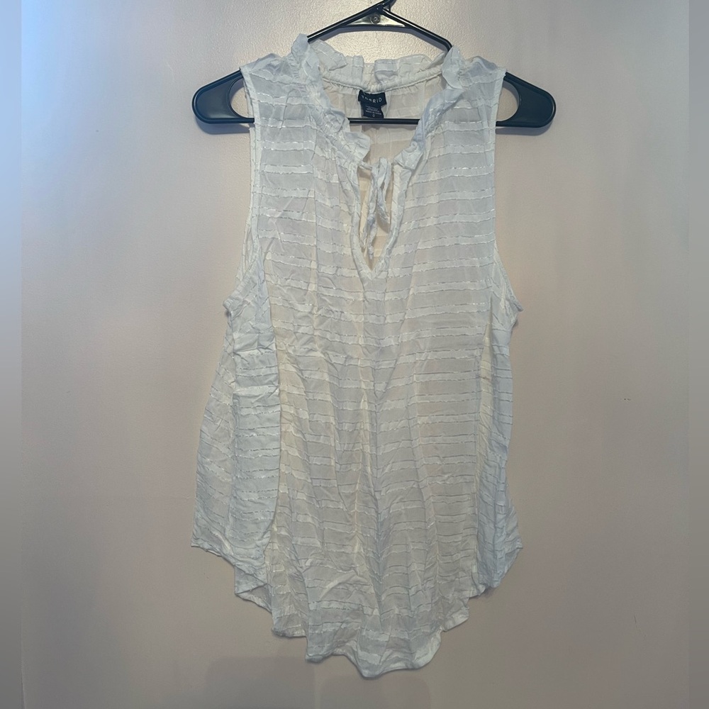 Torrid Cream Textured Tank Top